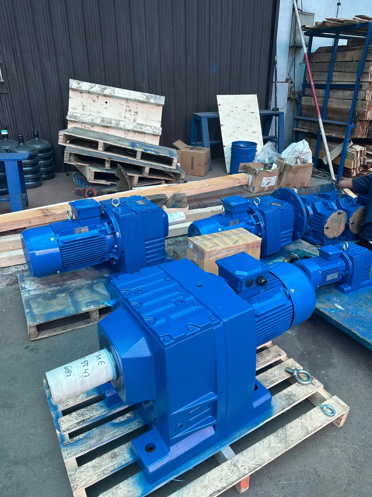 Stok gearmotor siap kirim di gudang ASG
